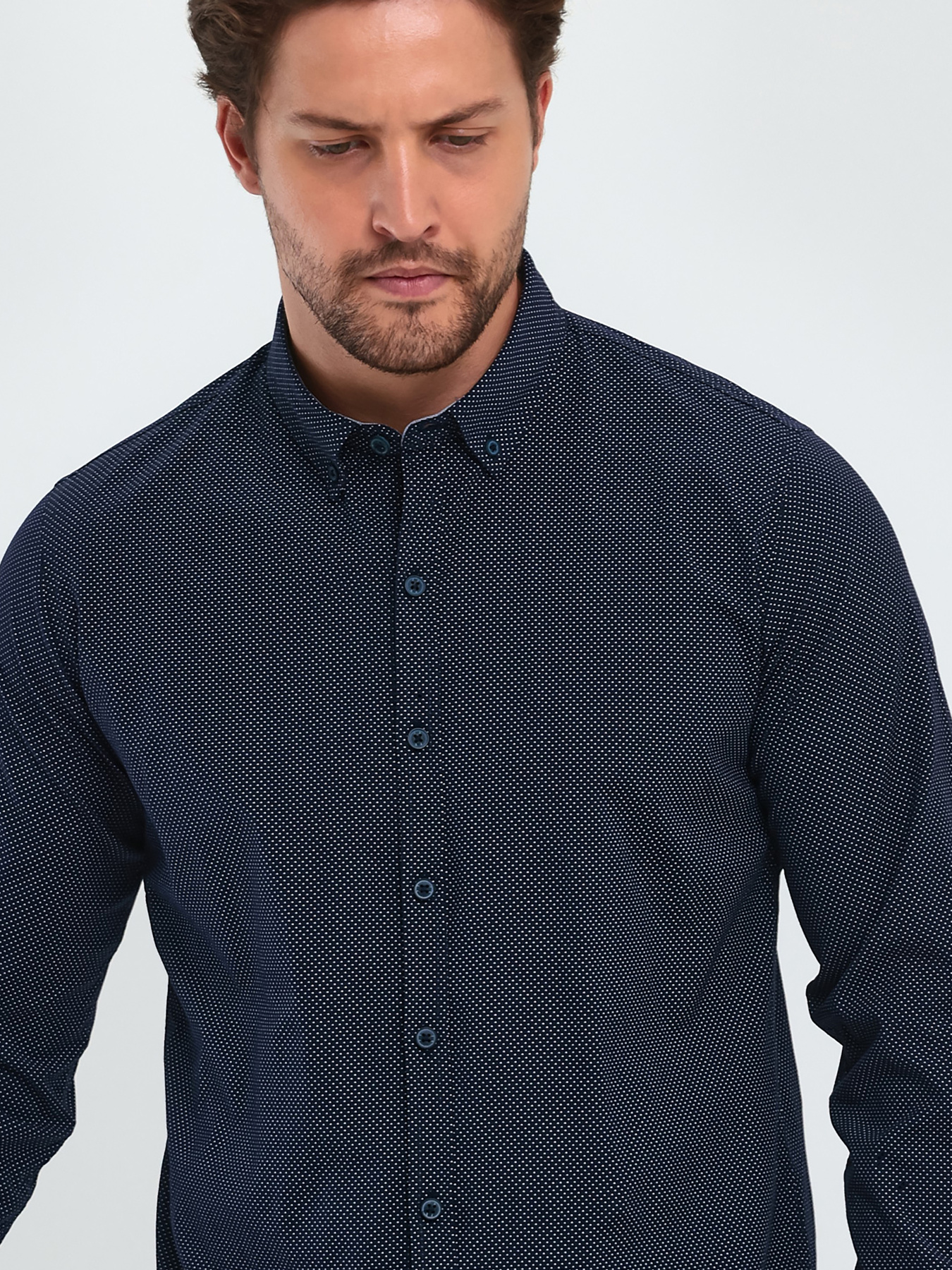 Сорочка повсякденна Trend Collection модель TC9462DarkBlueRBSHKMN Фото