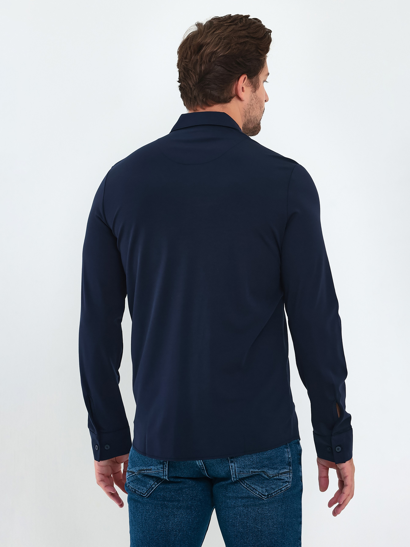 Сорочка Trend Collection модель TC9403BlueRBSHKMN Фото