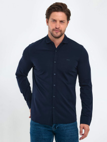 Сорочка повсякденна Trend Collection модель TC9403BlueRBSHKMN Фото