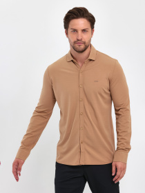 Рубашка Trend Collection модель TC9402BrownRBSHKMN Фото