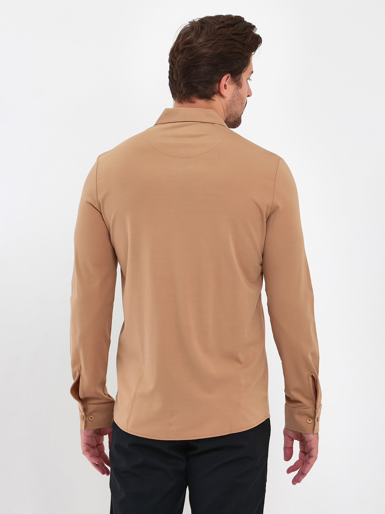 Рубашка повседневная Trend Collection модель TC9402BrownRBSHKMN Фото