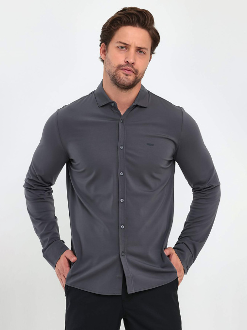 Сорочка Trend Collection модель TC9399GreyRBSHKMN Фото