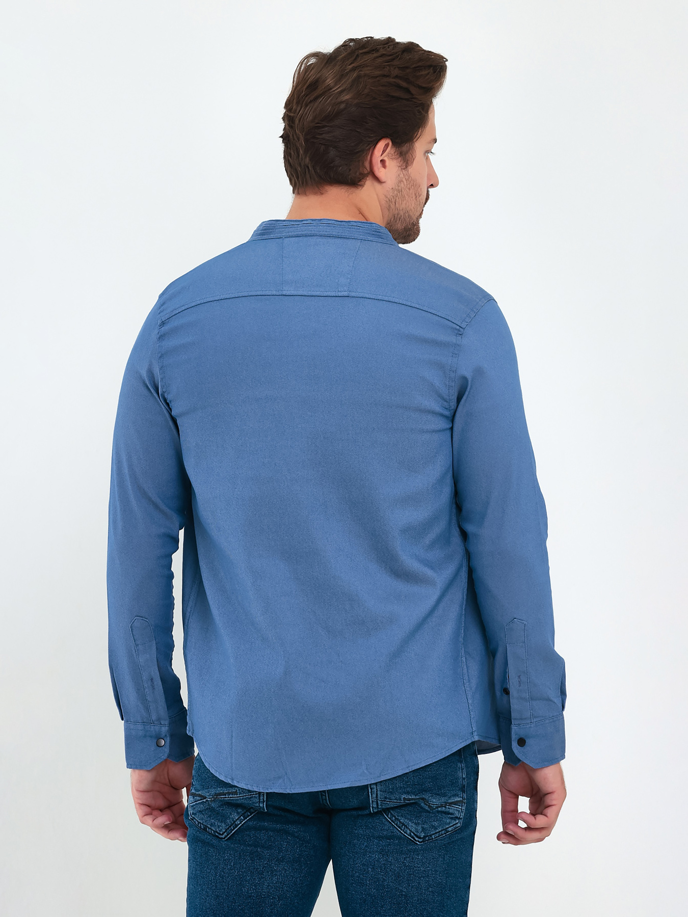 Сорочка Trend Collection модель TC9343BlueRBSHKMN Фото