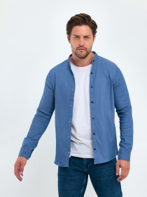 Сорочка Trend Collection модель TC9343BlueRBSHKMN Фото