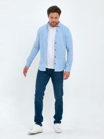 Сорочка Trend Collection модель TC9338LightBlueRBSHKMN Фото