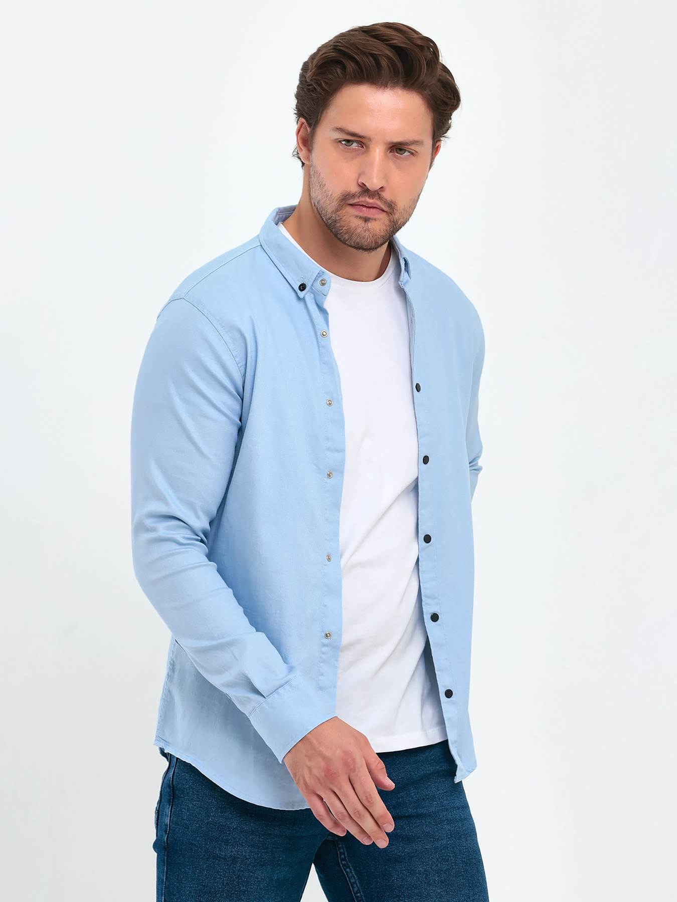 Рубашка повседневная Trend Collection модель TC9338LightBlueRBSHKMN Рубашка повседневная Trend Collection модель TC9338LightBlueRBSHKMN Фото