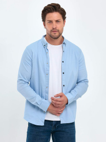 Рубашка повседневная Trend Collection модель TC9338LightBlueRBSHKMN Рубашка повседневная Trend Collection модель TC9338LightBlueRBSHKMN Фото