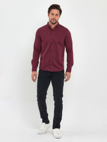 Сорочка Trend Collection модель TC9337BordoRBSHKMN Фото