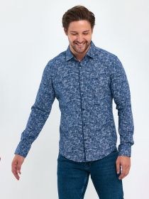 Сорочка Trend Collection модель TC9289BlueRBSHKMN Фото