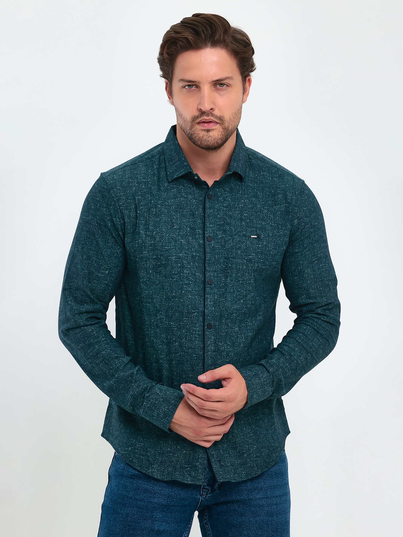 Сорочка Trend Collection модель TC9282DarkBlueRBSHKMN Фото