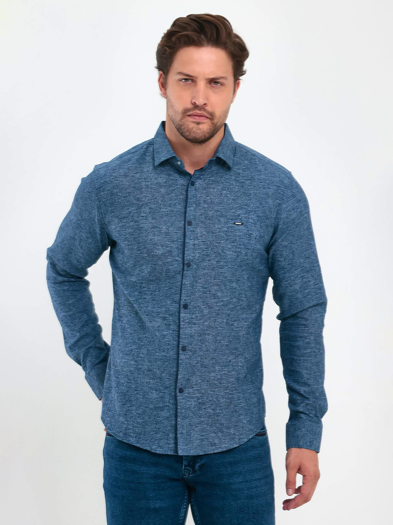 Сорочка Trend Collection модель TC9280BlueRBSHKMN Фото