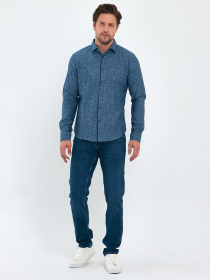 Рубашка повседневная Trend Collection модель TC9280BlueRBSHKMN Фото