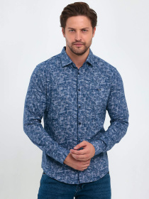 Сорочка Trend Collection модель TC9278BlueRBSHKMN Фото