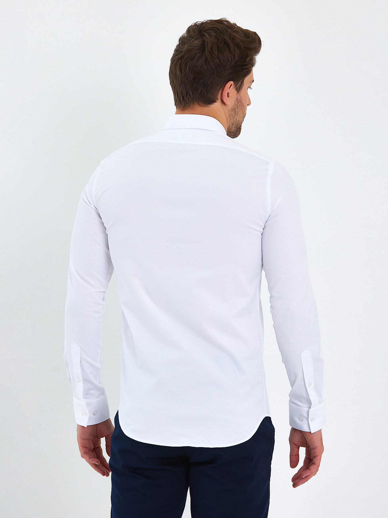 Рубашка повседневная Trend Collection модель TC8997WhiteRBSHKMN Фото