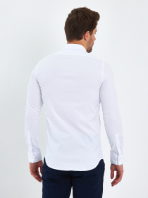 Рубашка повседневная Trend Collection модель TC8997WhiteRBSHKMN Фото