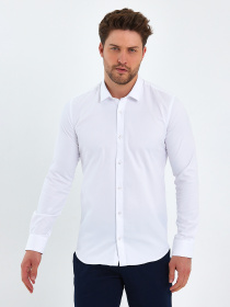 Рубашка повседневная Trend Collection модель TC8997WhiteRBSHKMN Фото