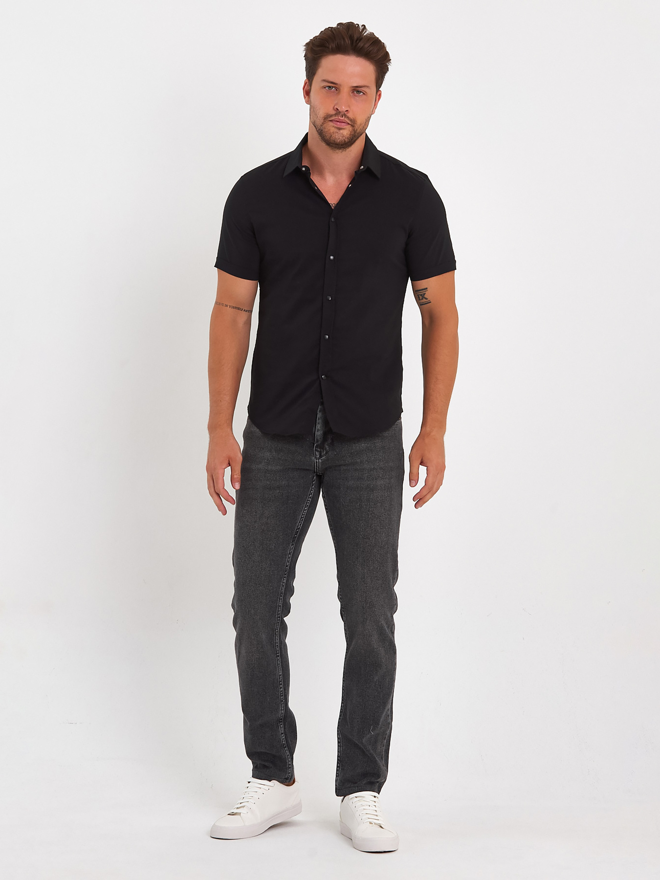 Сорочка Trend Collection модель TC8881BlackRBSHKMN Фото