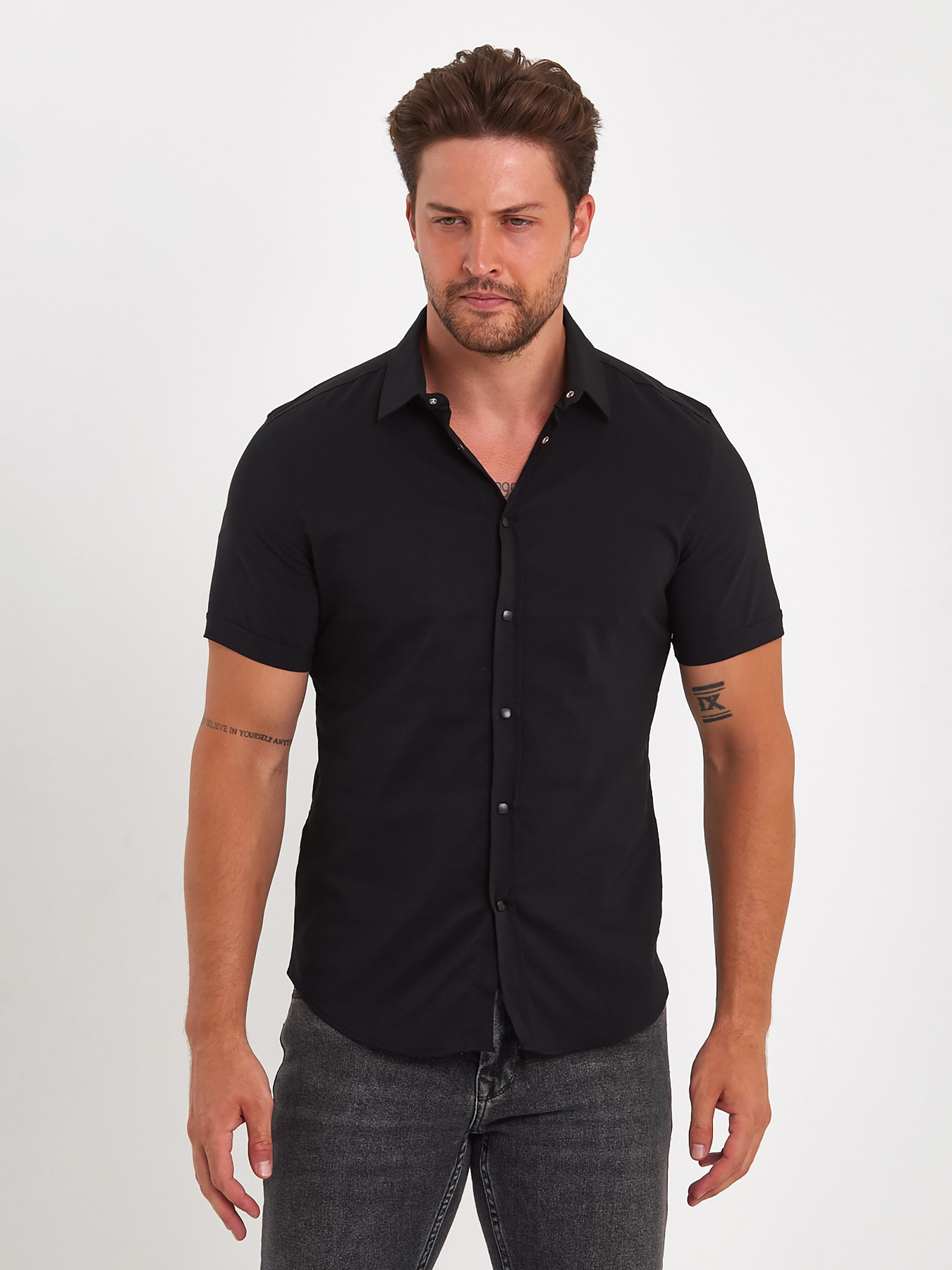 Сорочка Trend Collection модель TC8881BlackRBSHKMN Фото