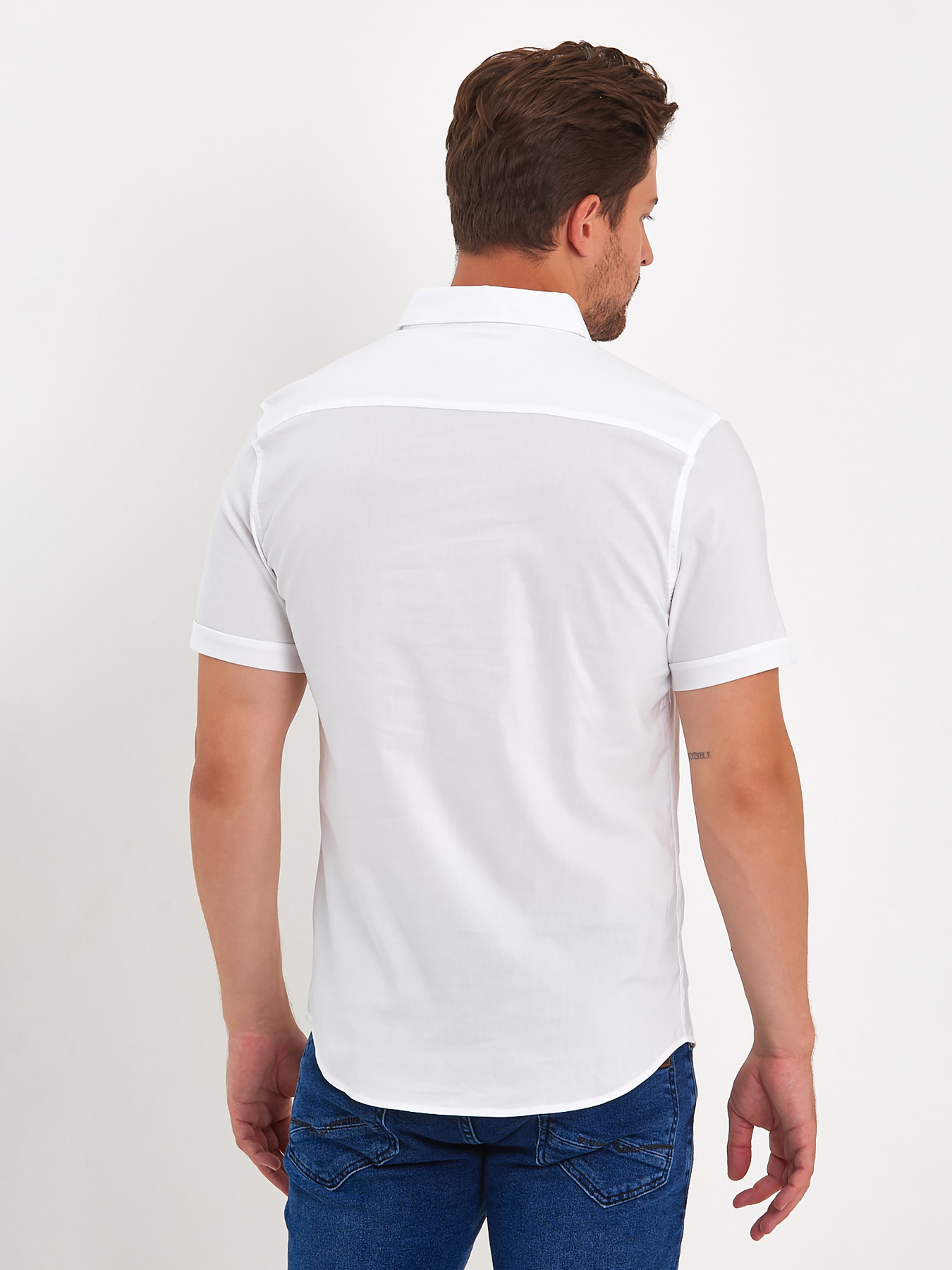 Сорочка повсякденна Trend Collection модель TC8878WhiteRBSHKMN Фото