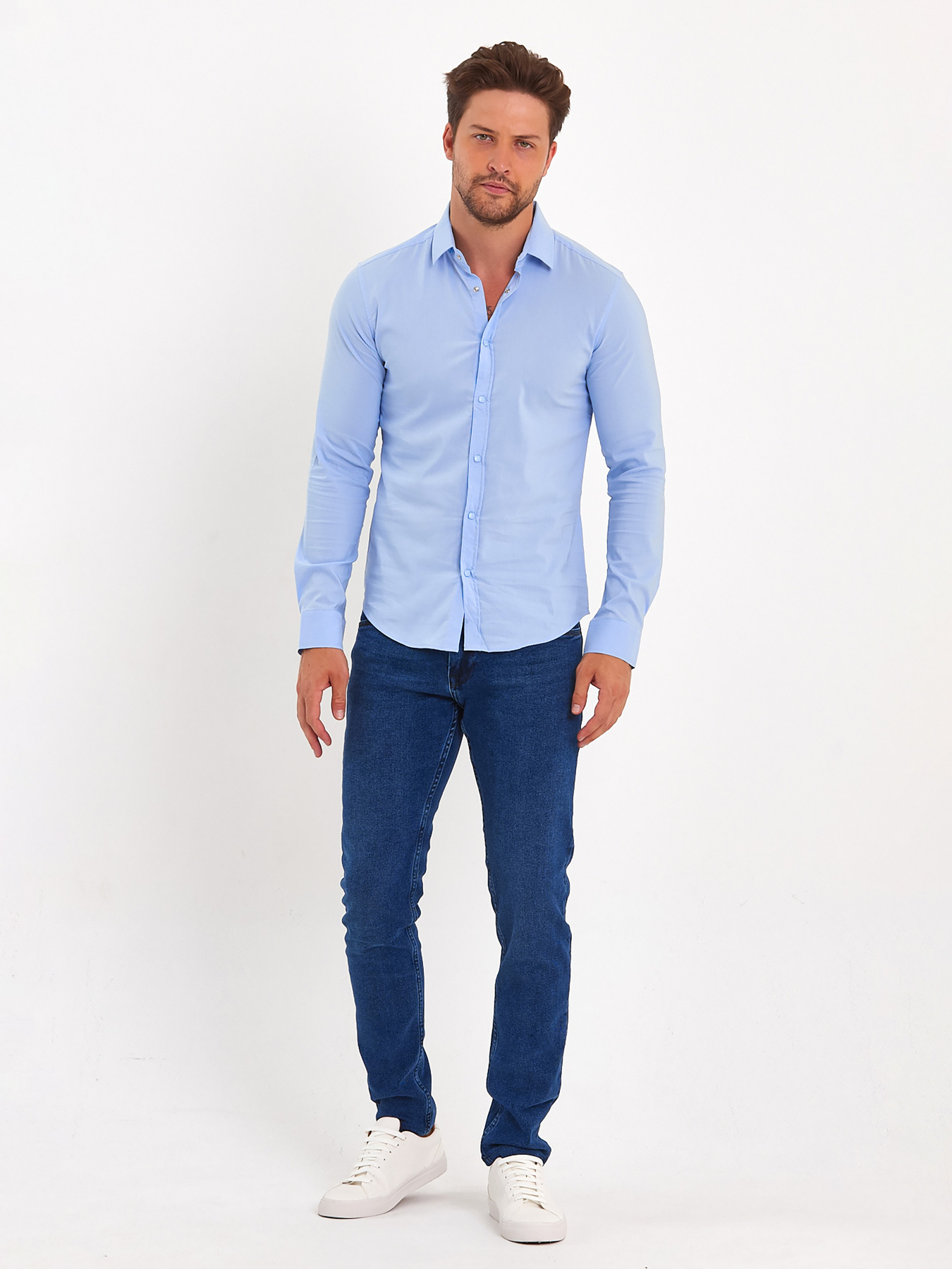 Сорочка Trend Collection модель TC8872LightBlueRBSHKMN Фото