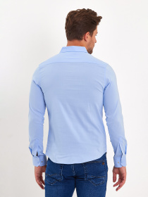 Сорочка повсякденна Trend Collection модель TC8872LightBlueRBSHKMN Фото