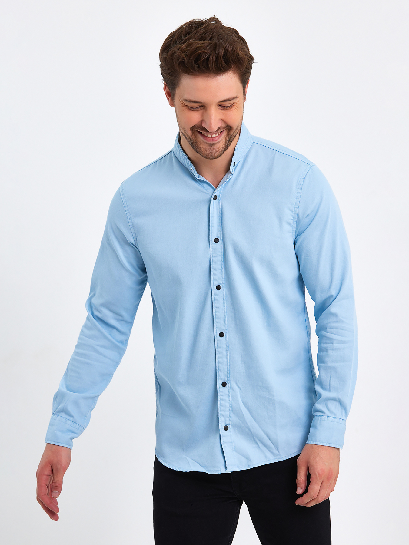 Сорочка Trend Collection модель TC8207LightBlueRBSHKMN Фото