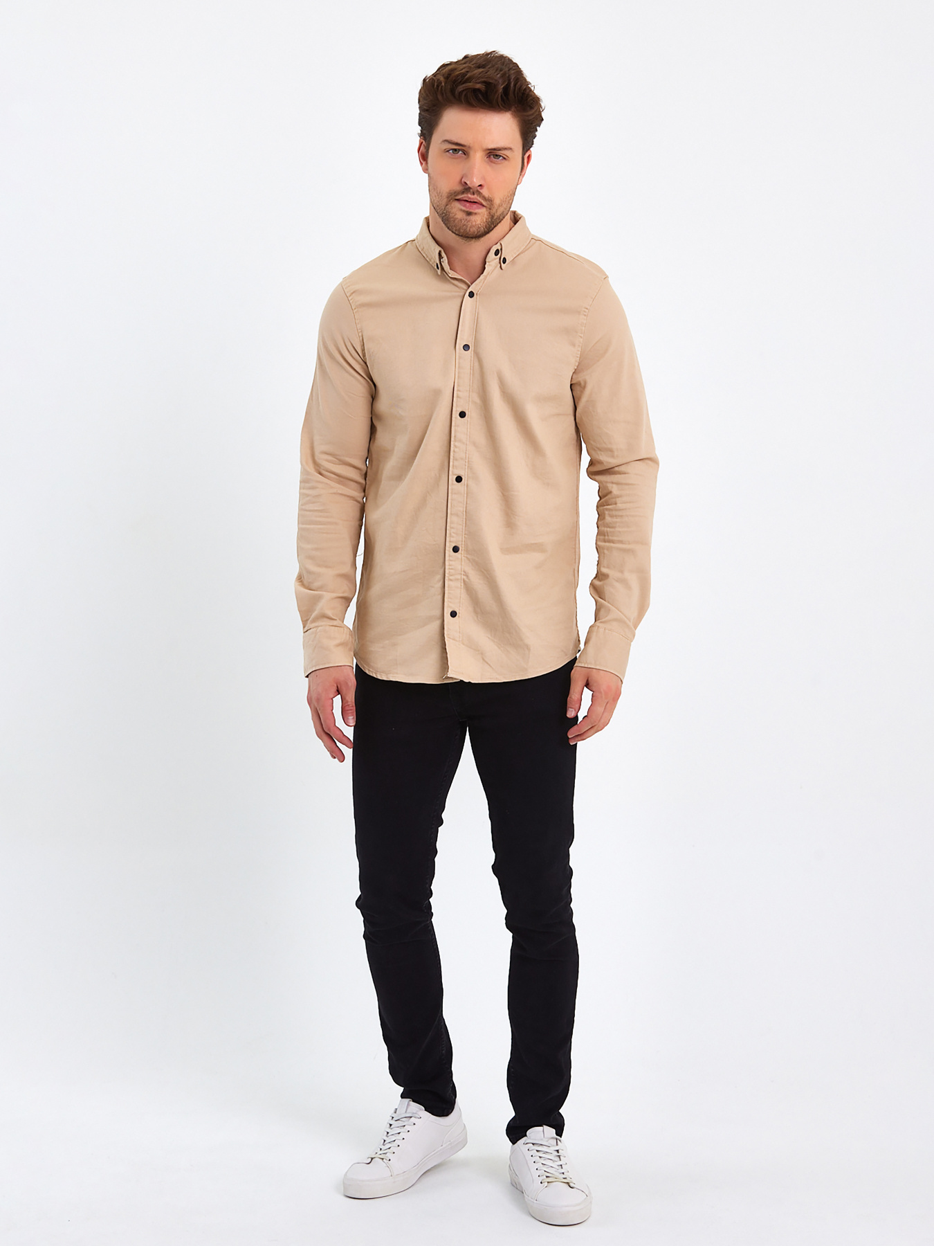 Сорочка Trend Collection модель TC8205SandRBSHKMN Фото