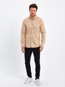 Сорочка Trend Collection модель TC8205SandRBSHKMN Фото