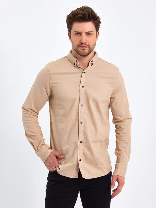 Рубашка Trend Collection модель TC8205SandRBSHKMN Фото