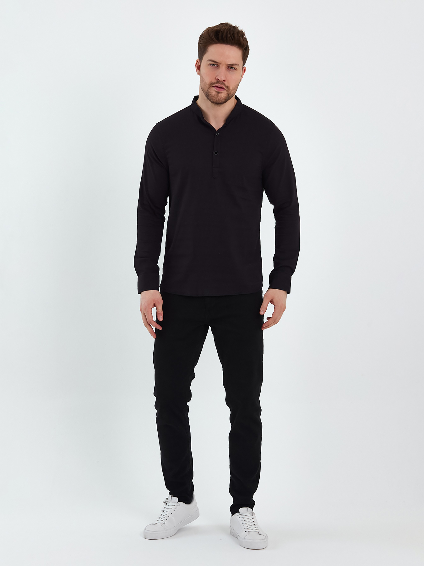 Лонгслив Trend Collection модель TC8137BlackRBSHKMN Фото