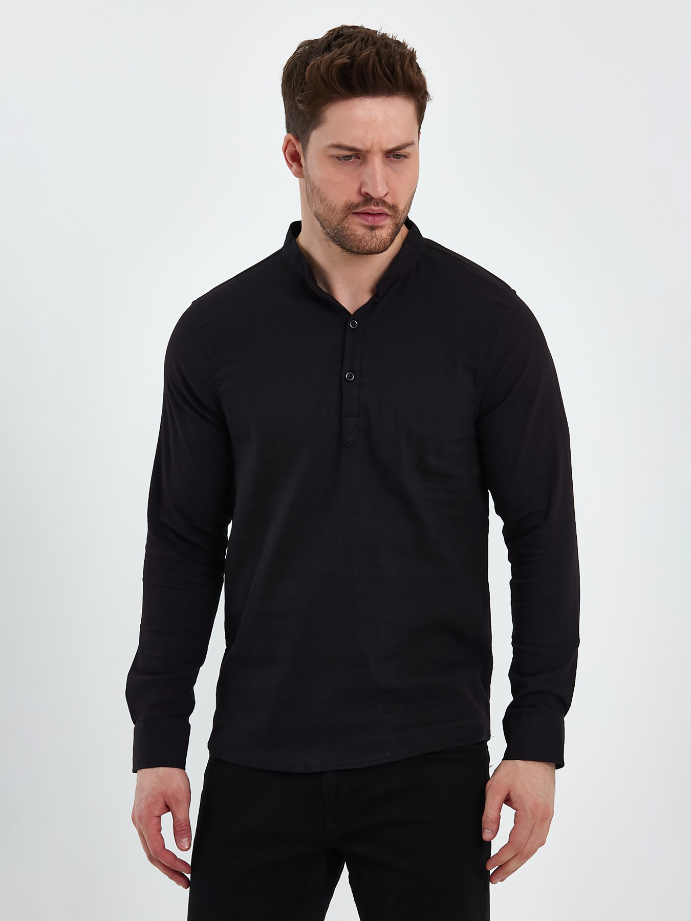 Лонгслив Trend Collection модель TC8137BlackRBSHKMN Фото