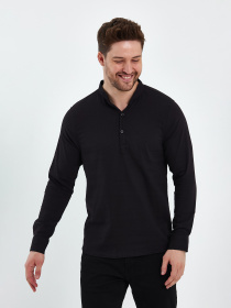 Лонгслив Trend Collection модель TC8137BlackRBSHKMN Фото