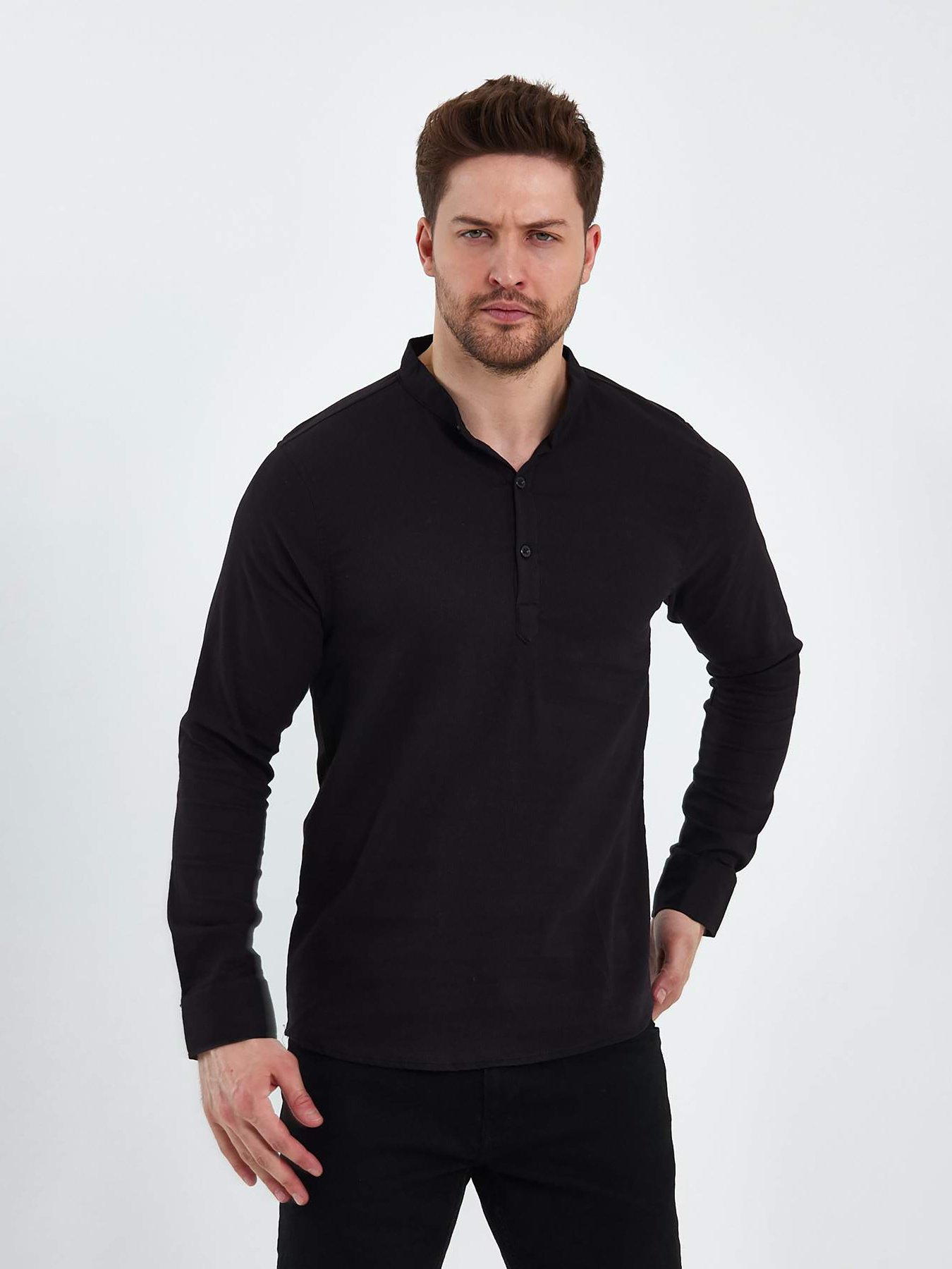 Лонгслів Trend Collection модель TC8137BlackRBSHKMN Фото