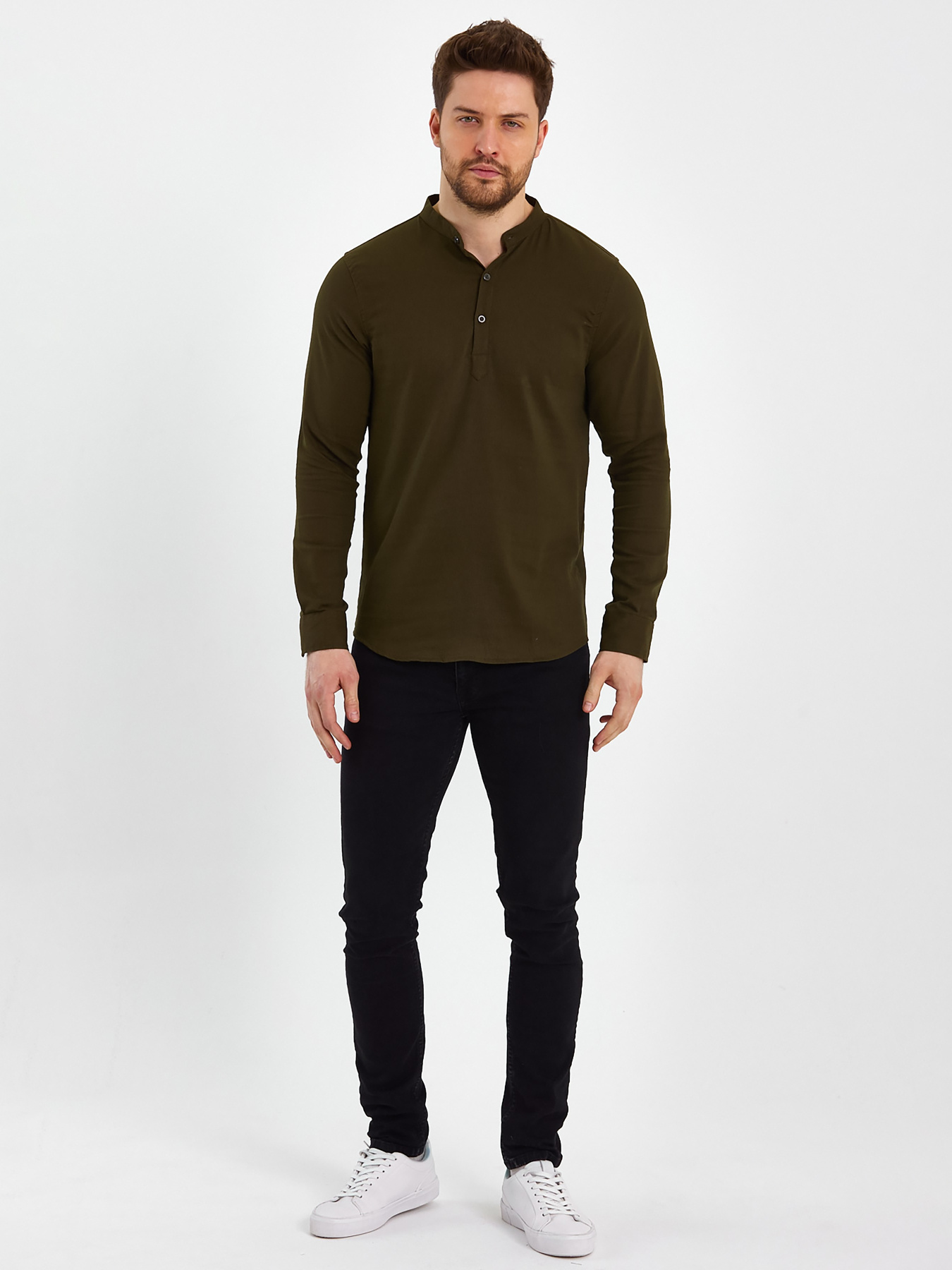 Лонгслив Trend Collection модель TC8136KhakiRBSHKMN Фото