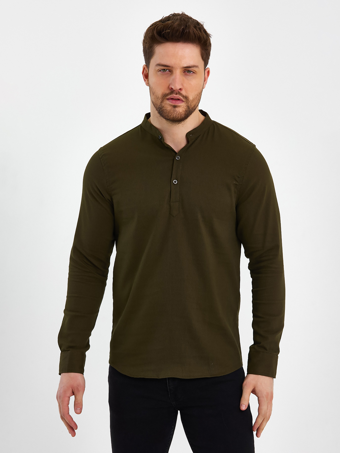 Лонгслив Trend Collection модель TC8136KhakiRBSHKMN Фото