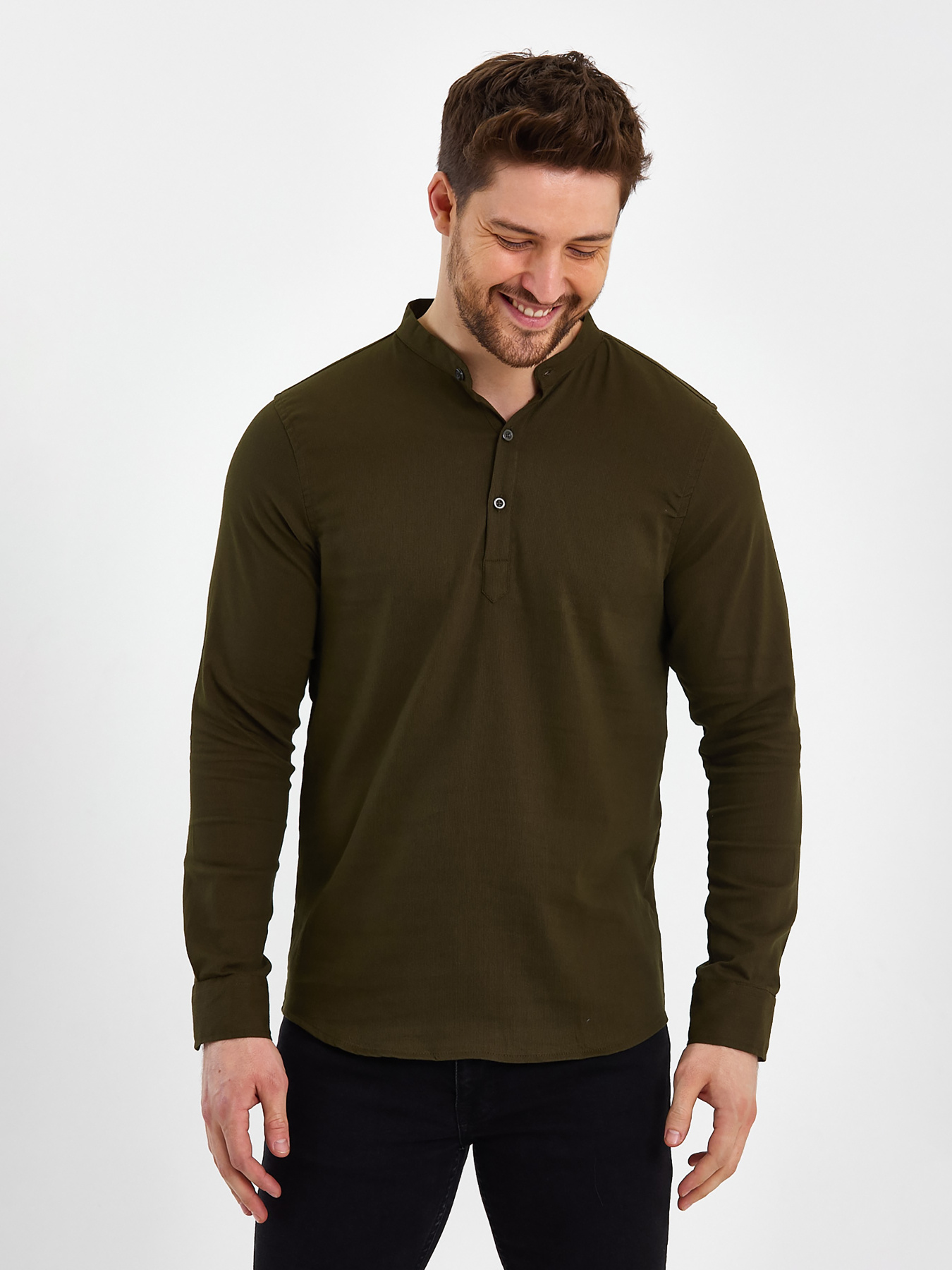 Лонгслив Trend Collection модель TC8136KhakiRBSHKMN Фото