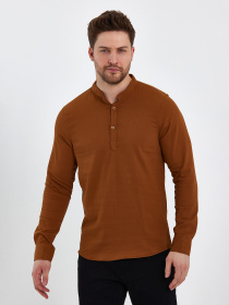 Сорочка Trend Collection модель TC8133BrownRBSHKMN Фото