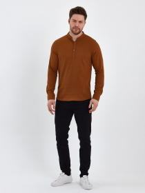 Рубашка повседневная Trend Collection модель TC8133BrownRBSHKMN Фото