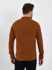 Рубашка повседневная Trend Collection модель TC8133BrownRBSHKMN Фото