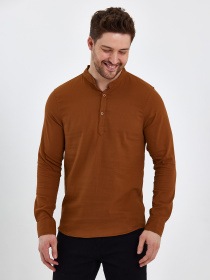 Рубашка повседневная Trend Collection модель TC8133BrownRBSHKMN Фото