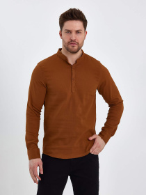 Рубашка повседневная Trend Collection модель TC8133BrownRBSHKMN Фото