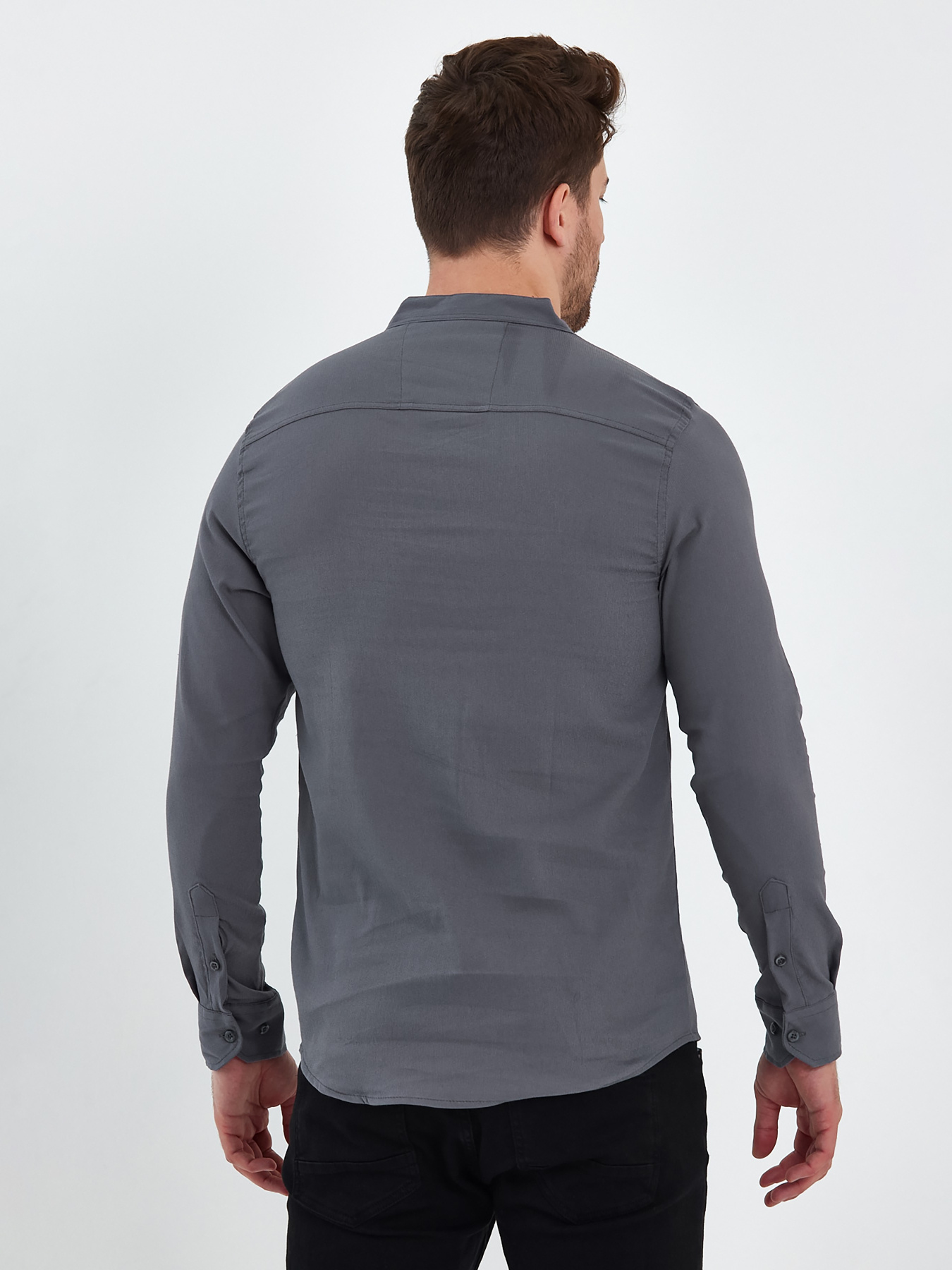 Сорочка Trend Collection модель TC8131GreyRBSHKMN Фото