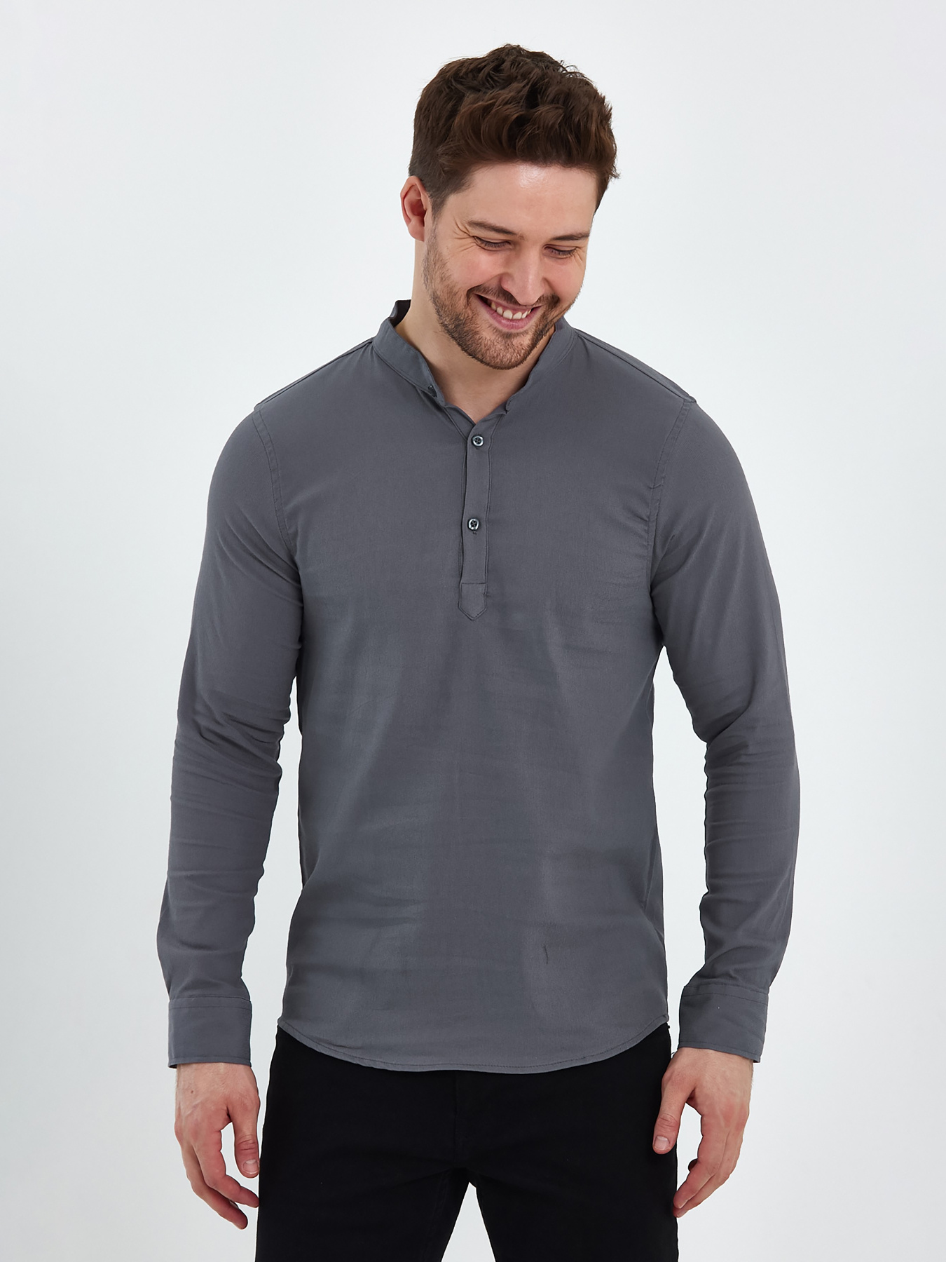 Сорочка повсякденна Trend Collection модель TC8131GreyRBSHKMN Сорочка повсякденна Trend Collection модель TC8131GreyRBSHKMN Фото