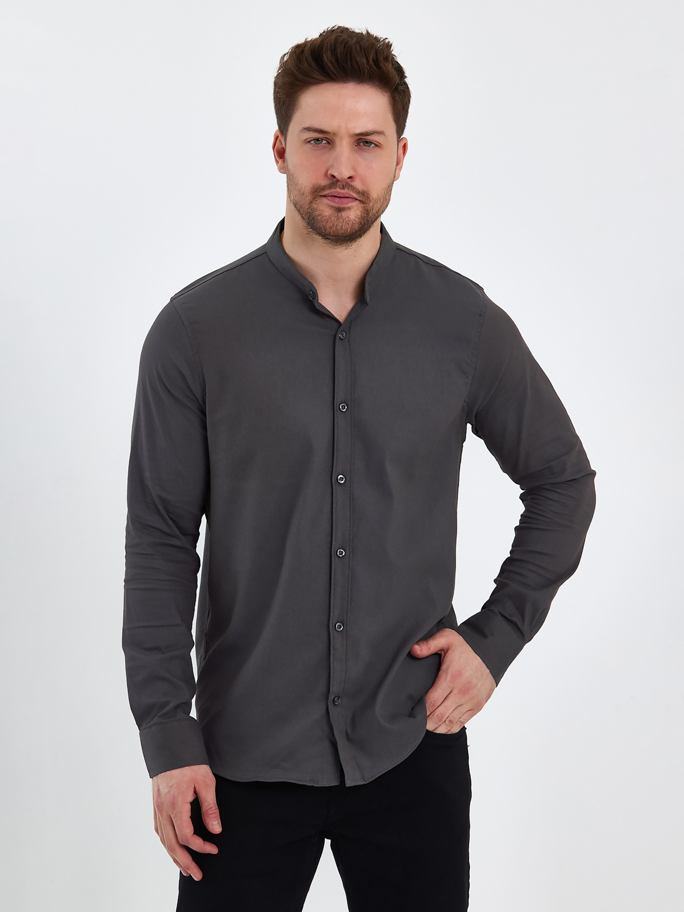 Сорочка Trend Collection модель TC8128BlackRBSHKMN Фото