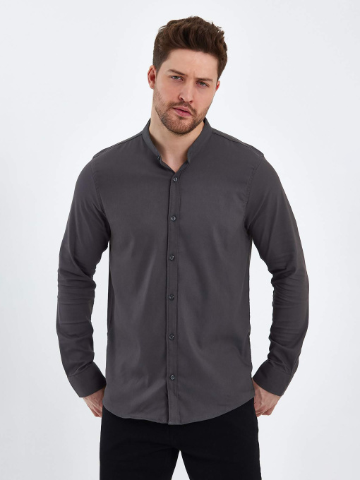 Рубашка повседневная Trend Collection модель TC8128BlackRBSHKMN Фото