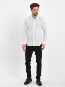 Сорочка повсякденна Trend Collection модель TC8078WhiteRBSHKMN Фото