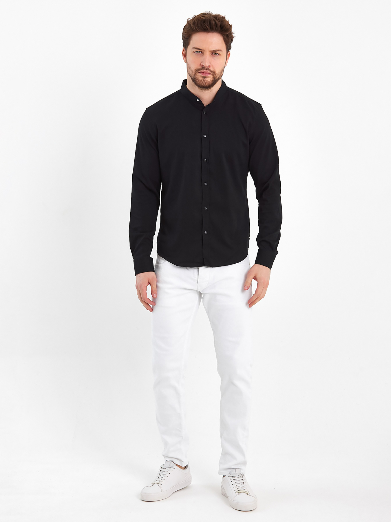 Сорочка Trend Collection модель TC7805BlackRBSHKMN Фото