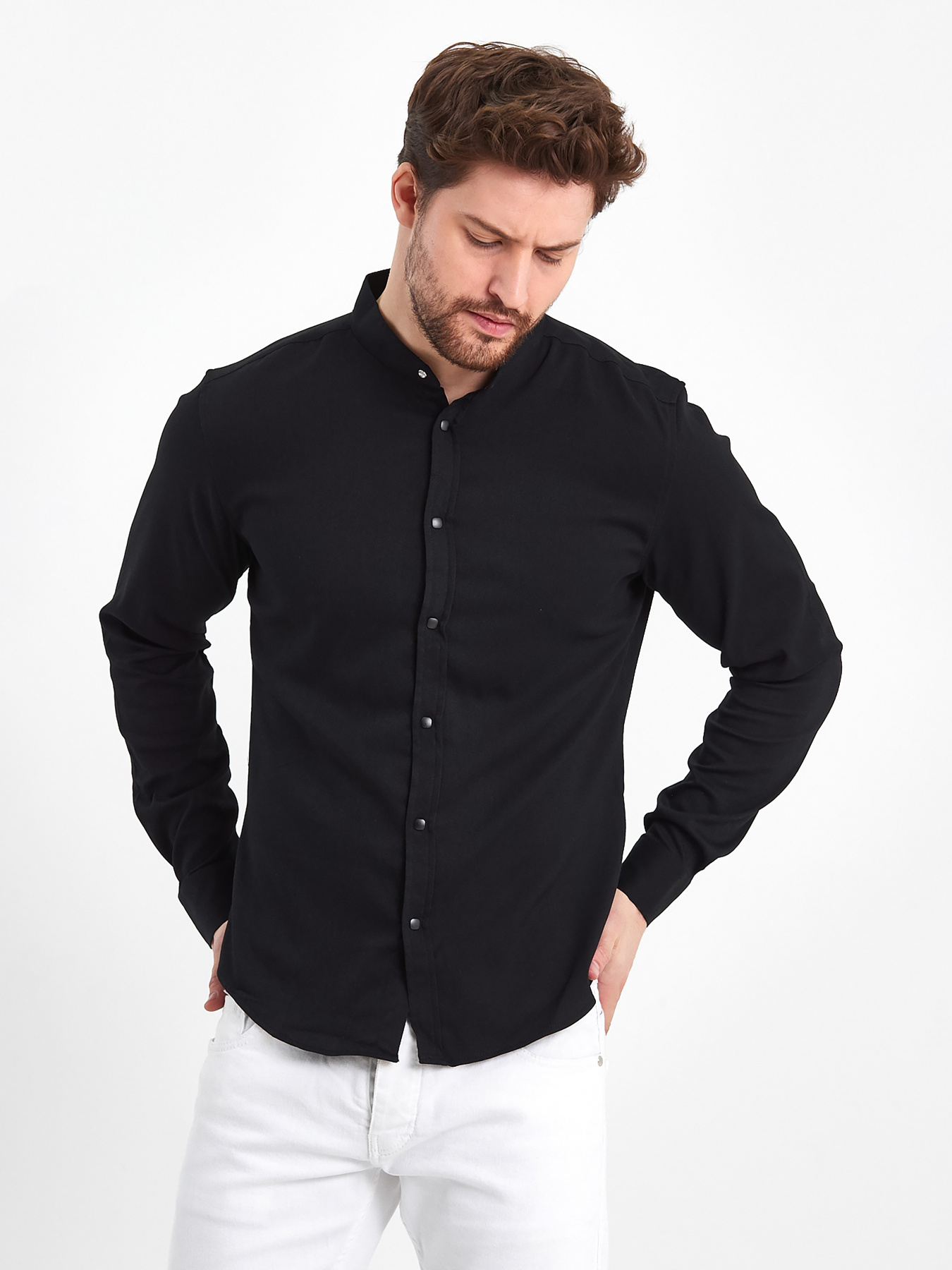 Сорочка Trend Collection модель TC7805BlackRBSHKMN Фото