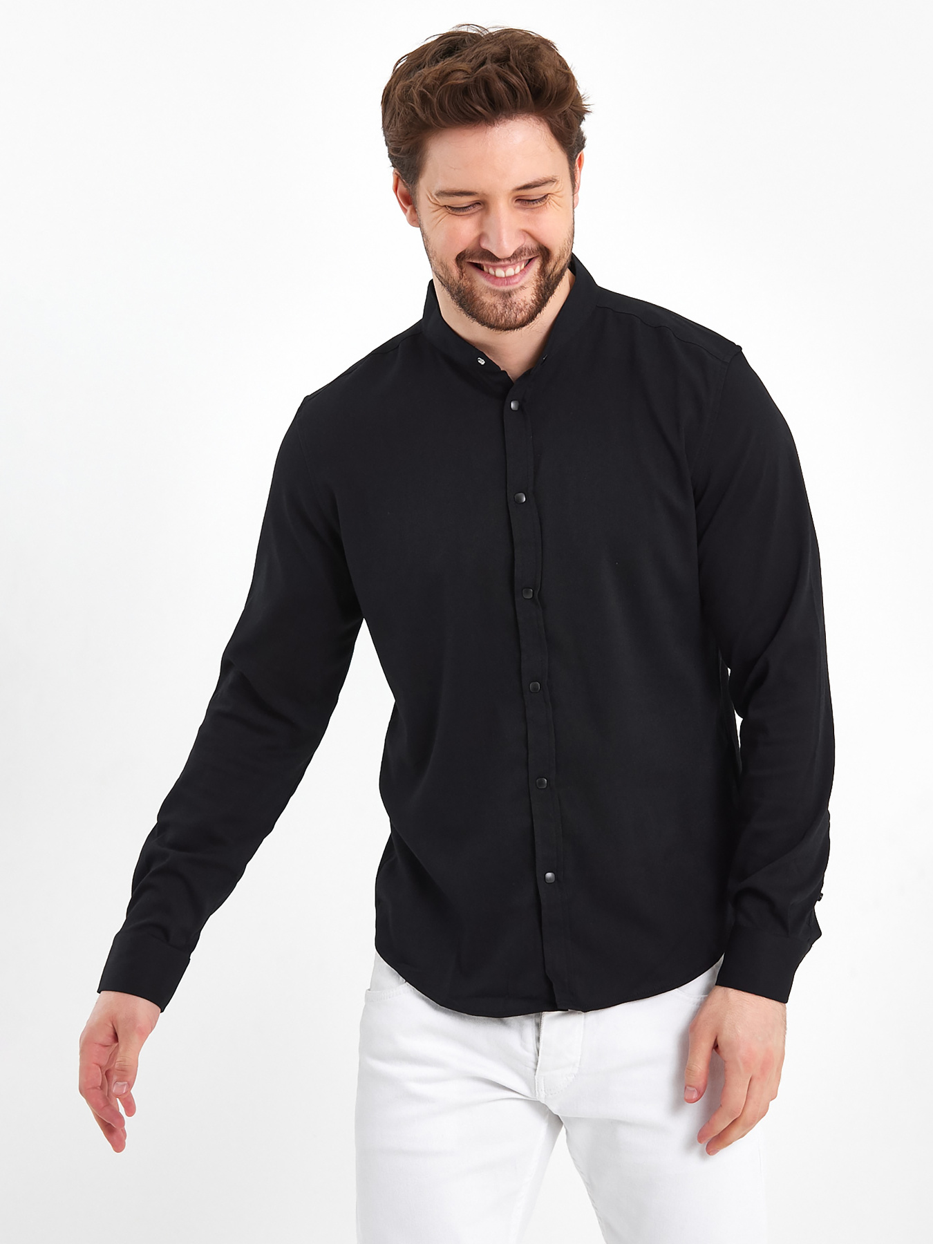 Рубашка повседневная Trend Collection модель TC7805BlackRBSHKMN Рубашка повседневная Trend Collection модель TC7805BlackRBSHKMN Фото