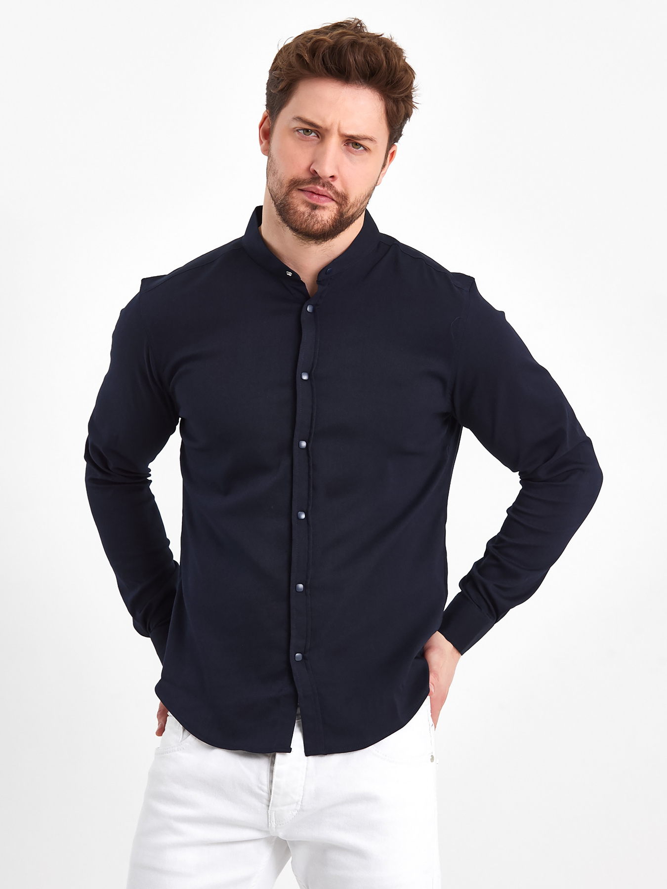 Сорочка Trend Collection модель TC7804DarkBlueRBSHKMN Фото